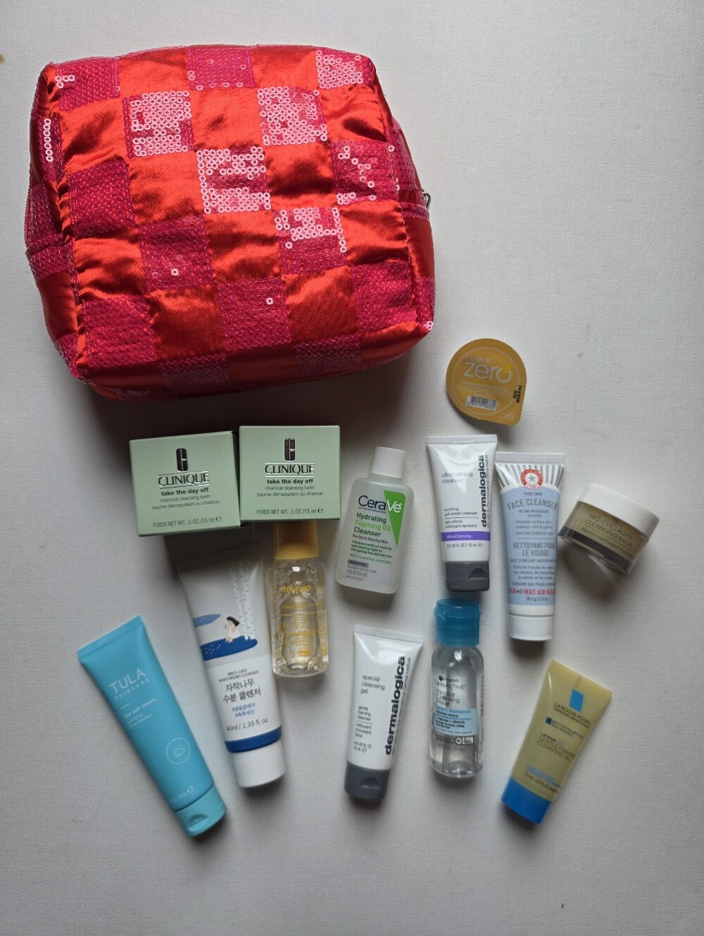 Cleanser Balm Skincare Dermalogica Clinique Elemis Ma:nyo Tula Travel Sample Lot